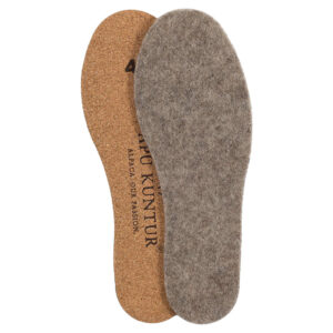 Alpaka Thermosohlen mit Kork